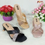 Shimmer Cross Strap Heels - Image 2