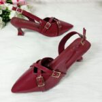 Cross Strap Slingback Heel - Image 4