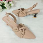 Cross Strap Slingback Heel - Image 3