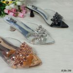 Crystal Stone Transparent Heel