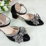 Crystal Bow Block Heel - Image 4