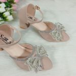 Crystal Bow Block Heel - Image 2