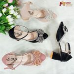 Crystal Bow Block Heel - Image 6