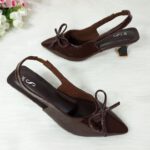 Classic Bow Slingback Heel - Image 6