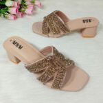 Crystal Ribbon Block Heel - Image 3
