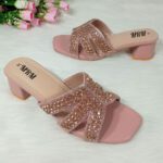 Crystal Ribbon Block Heel - Image 5