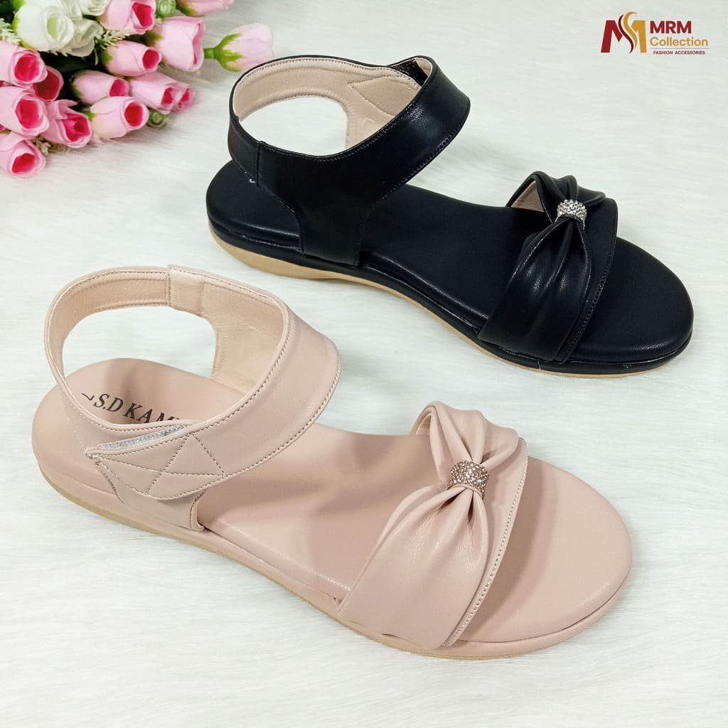 2026/07/1000085974.jpg Elegant Bow Comfort Sandals - Image 1