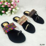 Rainbow Pearl Toe-Ring Slipper