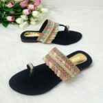 Rainbow Pearl Toe-Ring Slipper - Image 3