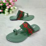 Floral Braided Toe-Ring Slipper - Image 4