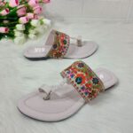 Floral Braided Toe-Ring Slipper - Image 2