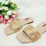 Crystal Flora Flat Slipper - Image 3