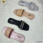 Crystal Flora Flat Slipper - Image 6