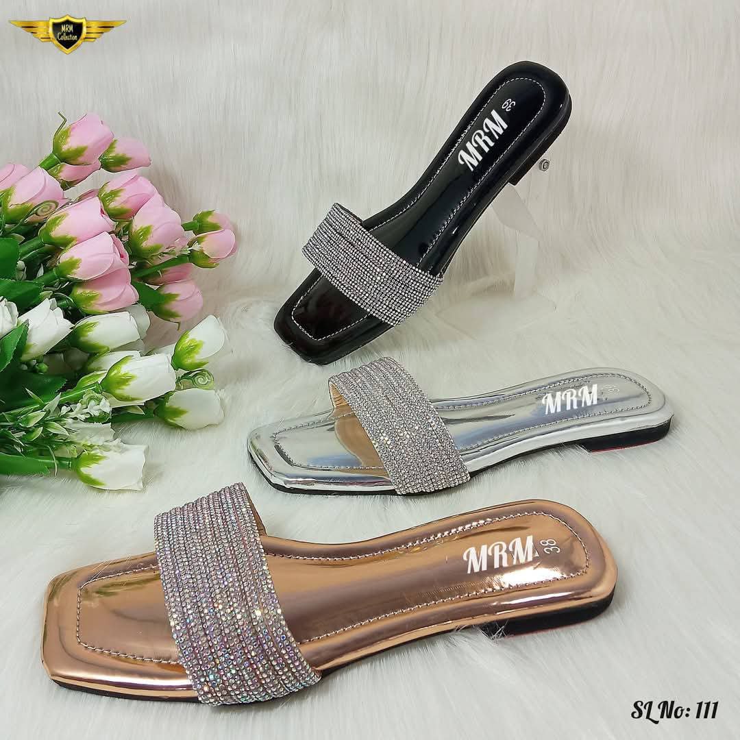 2026/08/1000044086.jpg Crystal Strap Square-Toe Slippers - Image 1