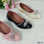 Elegant Crystal Bloom Shoe
