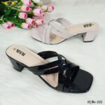 ✨ Glossy Double Strap Heels