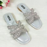 Crystal Ribbon Bow Sandals✨ - Image 3
