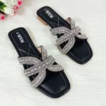 Crystal Ribbon Bow Sandals✨ - Image 2