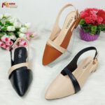 Classic Contrast Low Heels 💫 - Image 8