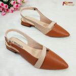 Classic Contrast Low Heels 💫 - Image 4
