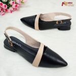Classic Contrast Low Heels 💫 - Image 6