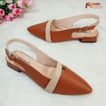 Classic Contrast Low Heels 💫 - Image 7