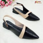 Classic Contrast Low Heels 💫 - Image 2