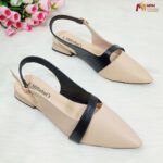 Classic Contrast Low Heels 💫 - Image 5