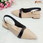 Classic Contrast Low Heels 💫 - Image 3
