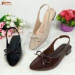 🎀 Bow Pointed Slingback Heels