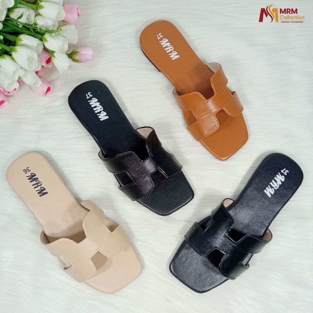 2026/10/1000104224.jpg H-Strap Flat Sandals - Image 1