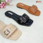 Buckle Strap Square-Toe Sandals - Image 5