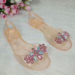 ✨ Crystal Transparent Flat Sandals - Image 2