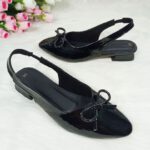 🎀 Bow Pointed Slingback Heels - Image 4