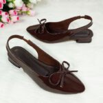 🎀 Bow Pointed Slingback Heels - Image 3