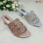 ✨ Rhinestone Block Heel